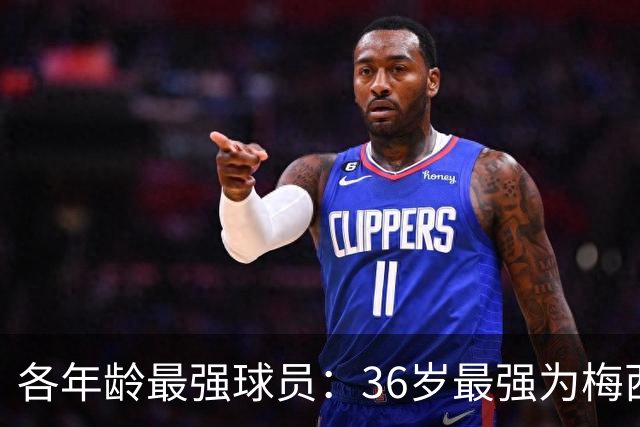 各年龄最强球员：36岁最强为梅西，39岁最强为C罗